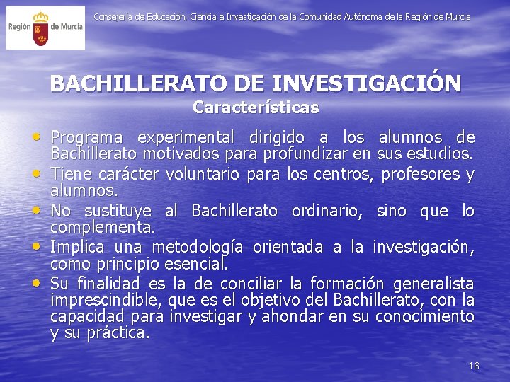 Consejería de Educación, Ciencia e Investigación de la Comunidad Autónoma de la Región de