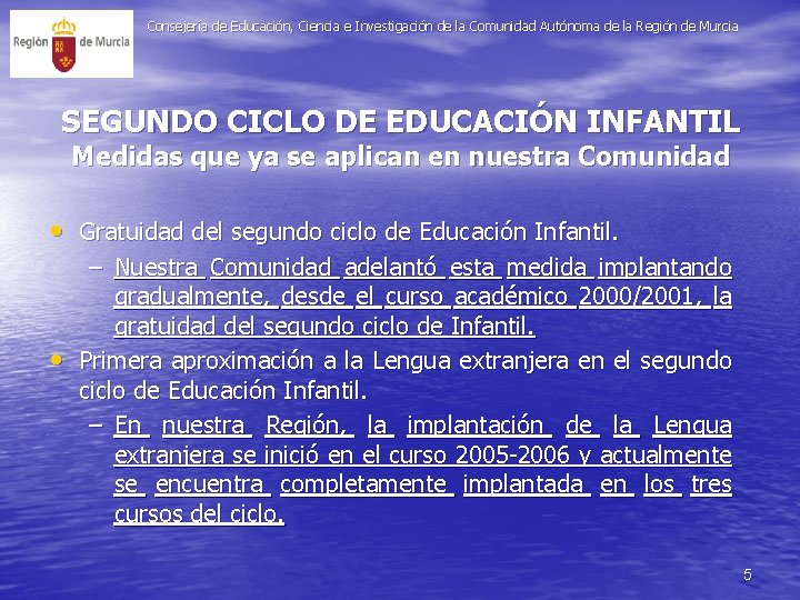 Consejería de Educación, Ciencia e Investigación de la Comunidad Autónoma de la Región de Consejería de Educación, Ciencia e Investigación de la Comunidad Autónoma de la Región de