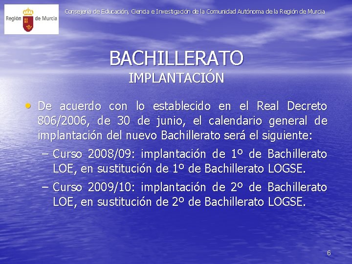 Consejería de Educación, Ciencia e Investigación de la Comunidad Autónoma de la Región de Consejería de Educación, Ciencia e Investigación de la Comunidad Autónoma de la Región de