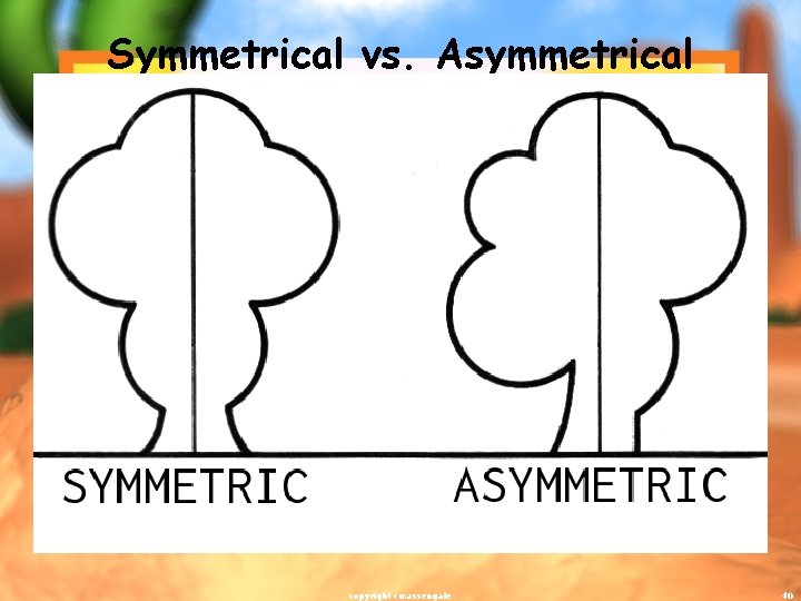 Symmetrical vs. Asymmetrical copyright cmassengale 40 