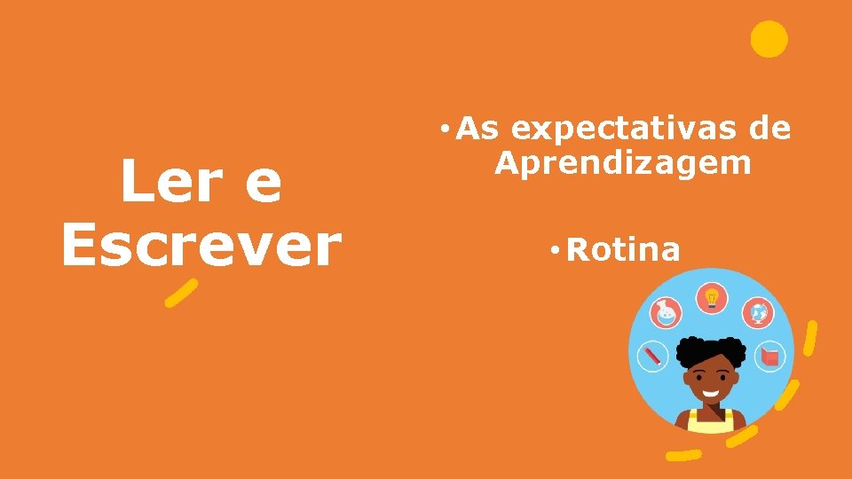 Ler e Escrever • As expectativas de Aprendizagem • Rotina 