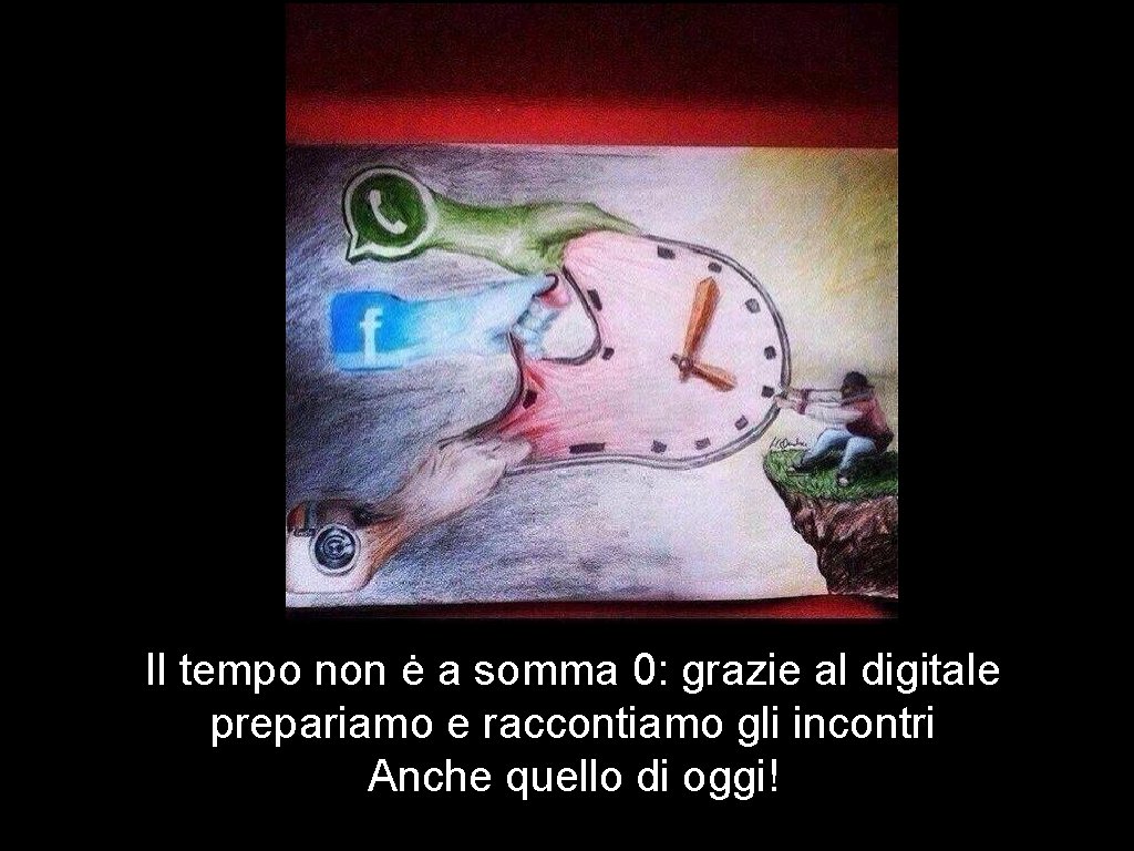 Il tempo non ė a somma 0: grazie al digitale prepariamo e raccontiamo gli Il tempo non ė a somma 0: grazie al digitale prepariamo e raccontiamo gli