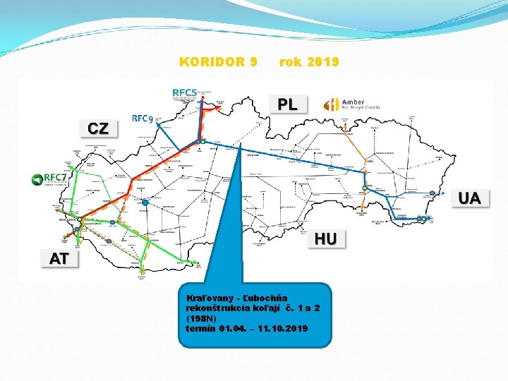 KORIDOR 9 rok 2019 Kraľovany - Ľubochňa rekonštrukcia koľají č. 1 a 2 (198