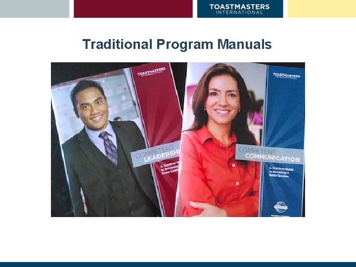 Traditional Program Manuals 
