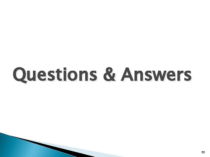 Questions & Answers 55 