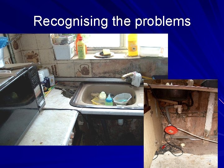 Recognising the problems 14 Recognising the problems 14