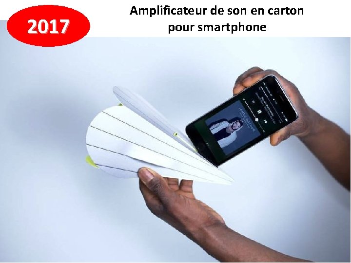 2017 Amplificateur de son en carton pour smartphone 