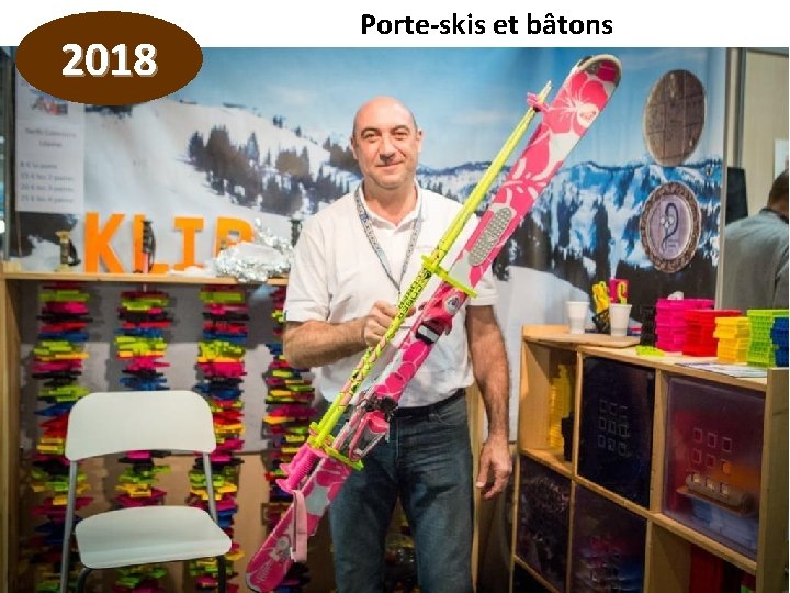2018 Porte-skis et bâtons 