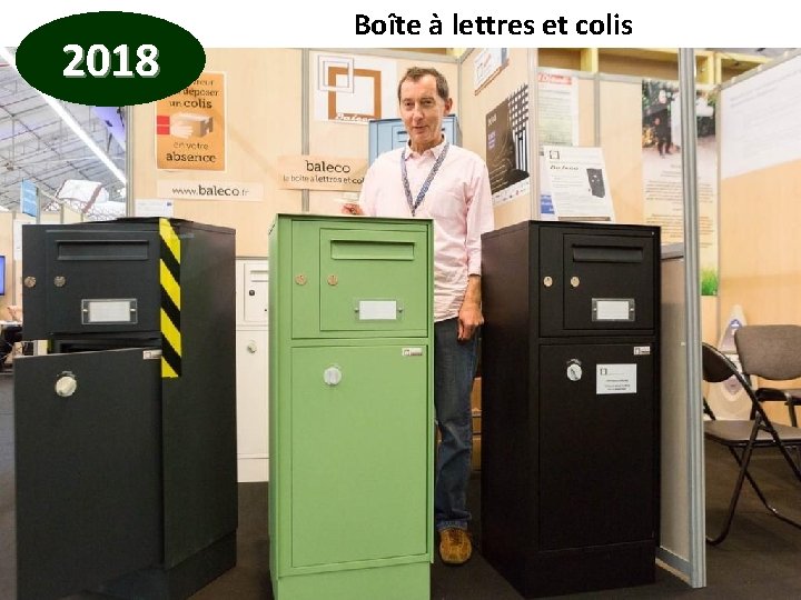 2018 Boîte à lettres et colis 