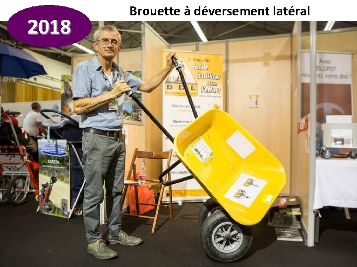 2018 Brouette à déversement latéral 