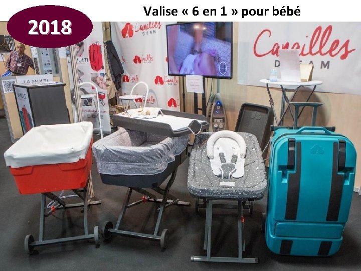 2018 Valise « 6 en 1 » pour bébé 