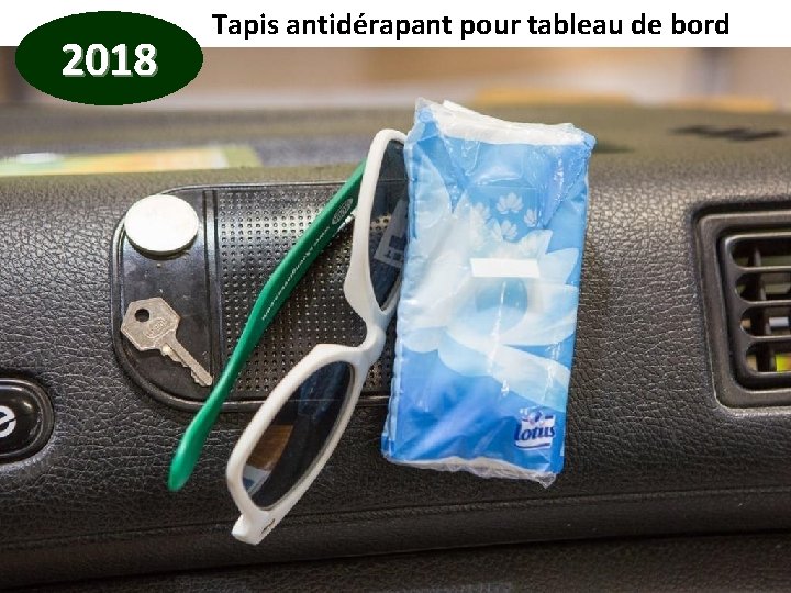 2018 Tapis antidérapant pour tableau de bord 