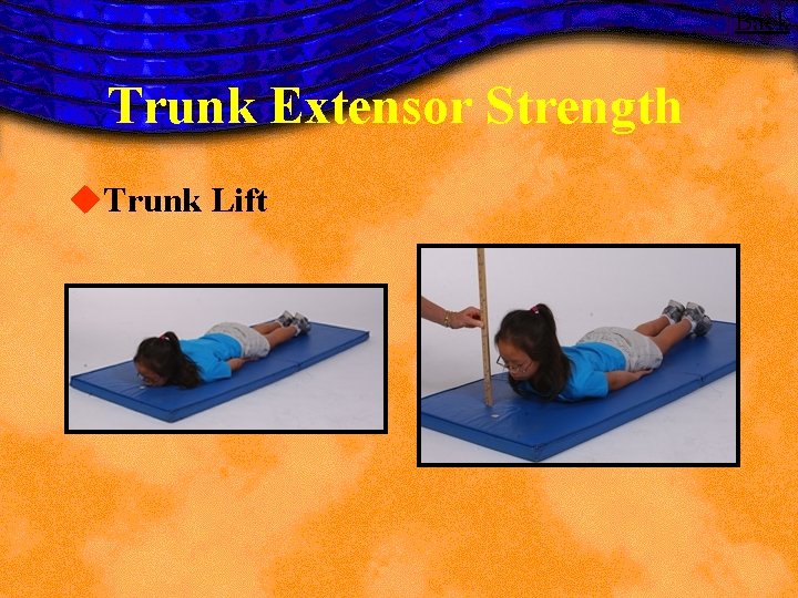 Back Trunk Extensor Strength u. Trunk Lift Back Trunk Extensor Strength u. Trunk Lift