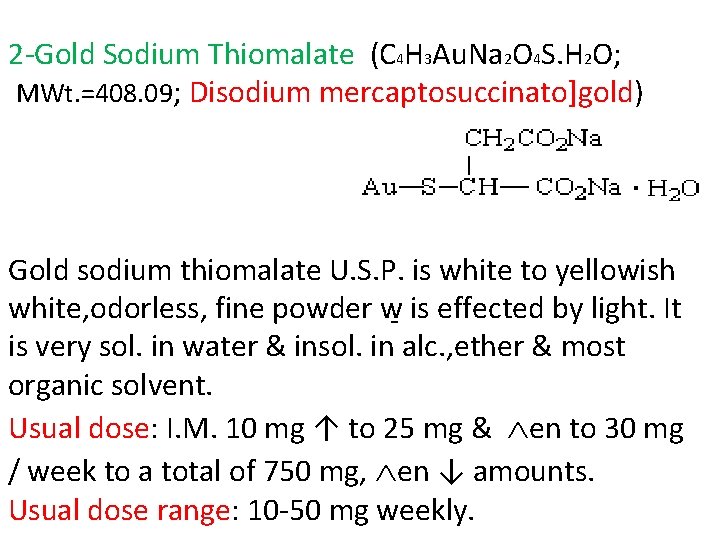 2 -Gold Sodium Thiomalate (C 4 H 3 Au. Na 2 O 4 S.