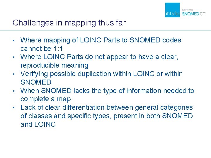 Loinc Snomed Cooperation On Content Overview For Mapping