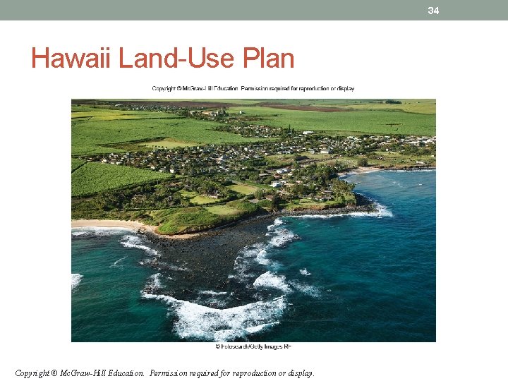 34 Hawaii Land-Use Plan Copyright © Mc. Graw-Hill Education. Permission required for reproduction or 34 Hawaii Land-Use Plan Copyright © Mc. Graw-Hill Education. Permission required for reproduction or