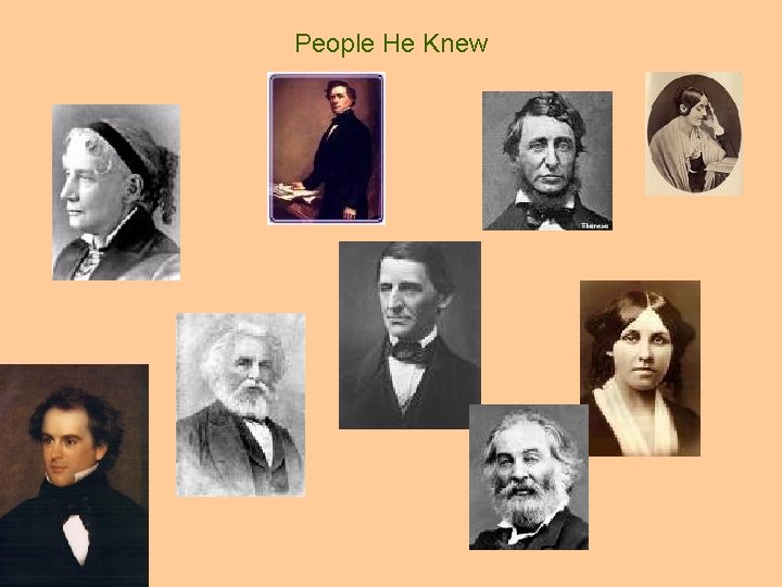 People He Knew 