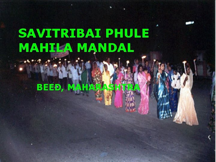 SAVITRIBAI PHULE MAHILA MANDAL BEED, MAHARASHTRA 