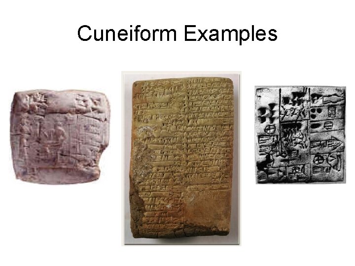 Cuneiform Examples 
