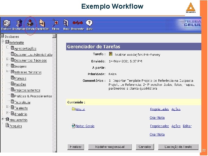 Exemplo Workflow 22 22 