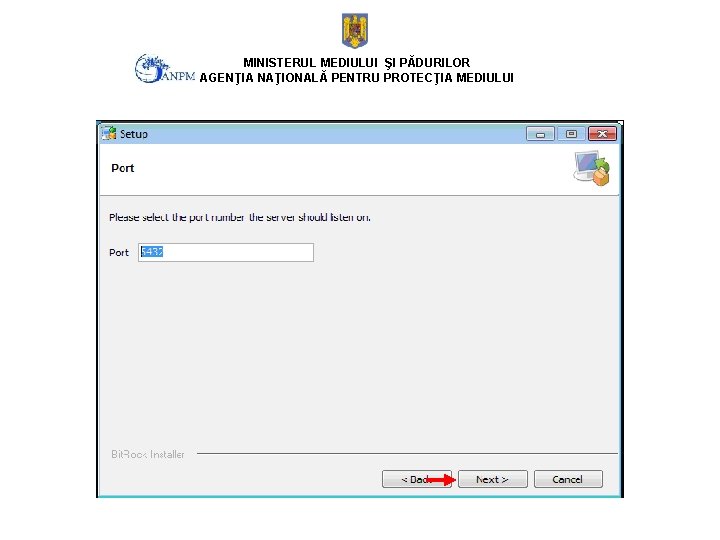 MINISTERUL MEDIULUI ŞI PĂDURILOR AGENŢIA NAŢIONALĂ PENTRU PROTECŢIA MEDIULUI 