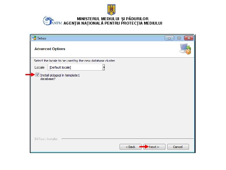 MINISTERUL MEDIULUI ŞI PĂDURILOR AGENŢIA NAŢIONALĂ PENTRU PROTECŢIA MEDIULUI 