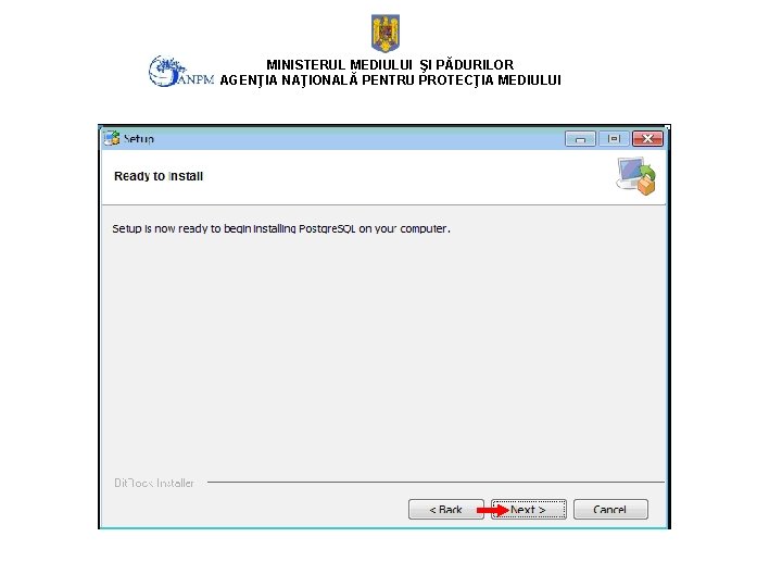 MINISTERUL MEDIULUI ŞI PĂDURILOR AGENŢIA NAŢIONALĂ PENTRU PROTECŢIA MEDIULUI 