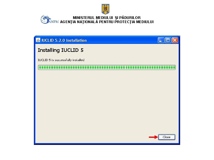 MINISTERUL MEDIULUI ŞI PĂDURILOR AGENŢIA NAŢIONALĂ PENTRU PROTECŢIA MEDIULUI 