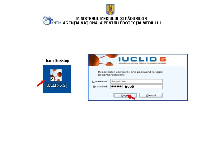 MINISTERUL MEDIULUI ŞI PĂDURILOR AGENŢIA NAŢIONALĂ PENTRU PROTECŢIA MEDIULUI Icon Desktop (root) 