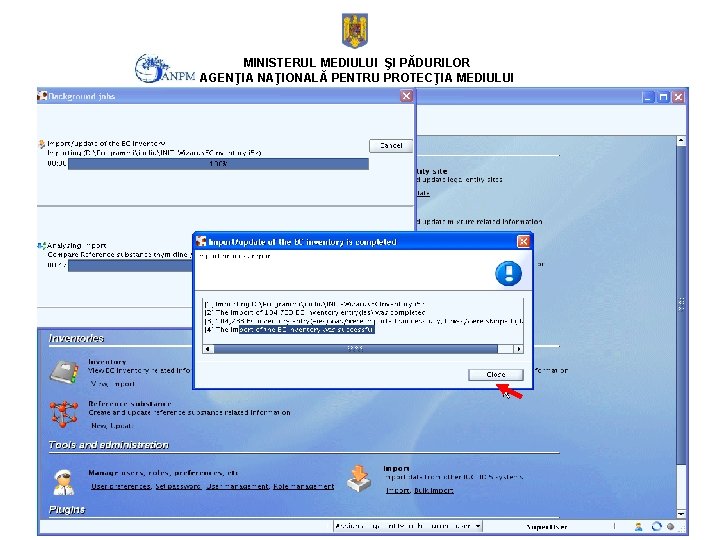 MINISTERUL MEDIULUI ŞI PĂDURILOR AGENŢIA NAŢIONALĂ PENTRU PROTECŢIA MEDIULUI 