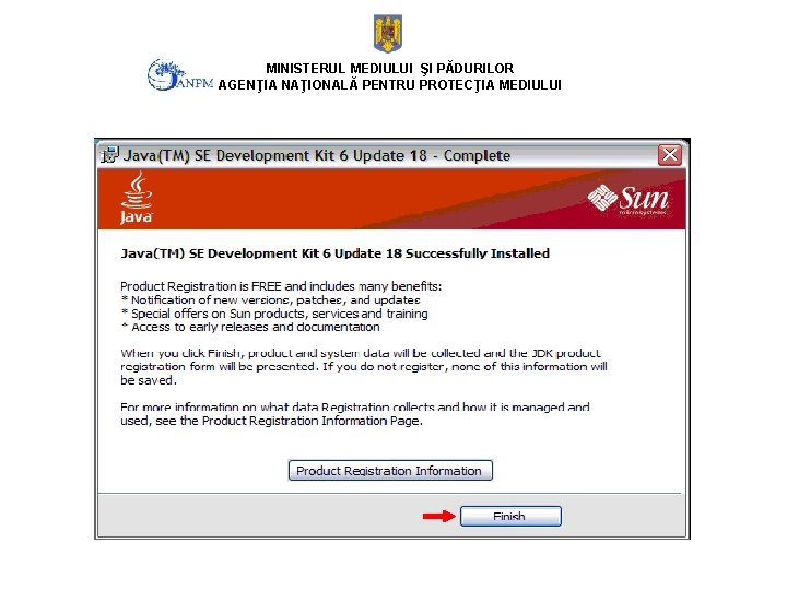 MINISTERUL MEDIULUI ŞI PĂDURILOR AGENŢIA NAŢIONALĂ PENTRU PROTECŢIA MEDIULUI 