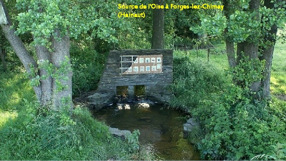 Source de l'Oise à Forges-lez-Chimay (Hainaut) 