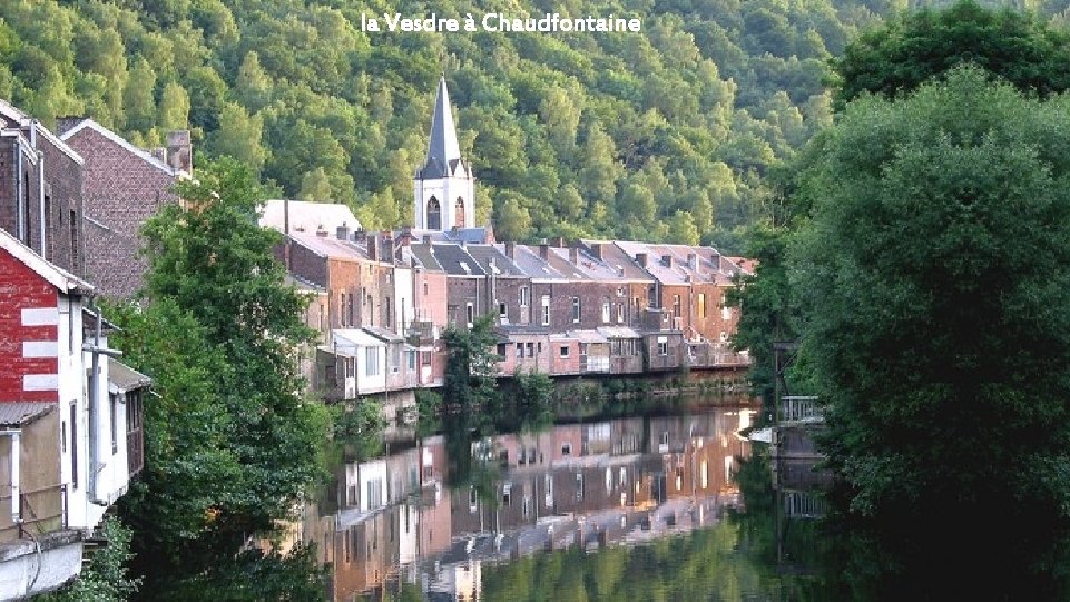 la Vesdre à Chaudfontaine 