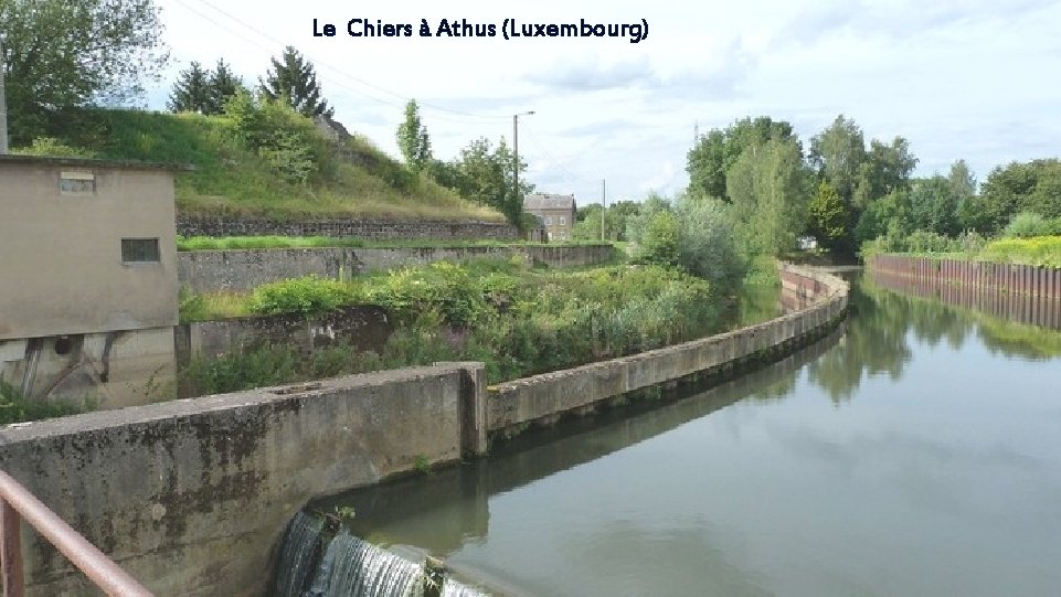 Le Chiers à Athus (Luxembourg) 