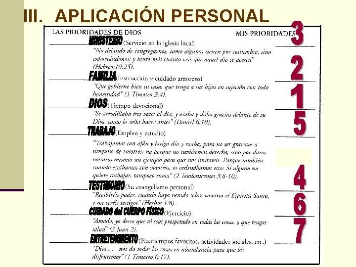 III. APLICACIÓN PERSONAL 