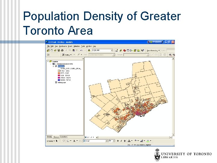 Population Density of Greater Toronto Area 