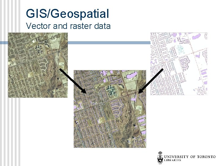 GIS/Geospatial Vector and raster data 