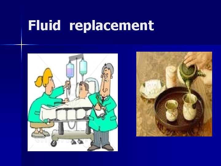 Fluid replacement 