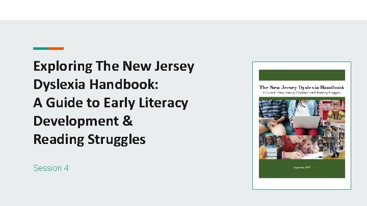 Exploring The New Jersey Dyslexia Handbook: A Guide to Early Literacy Development & Reading