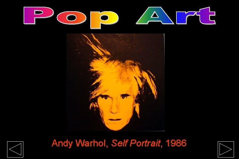 Andy Warhol, Self Portrait, 1986 