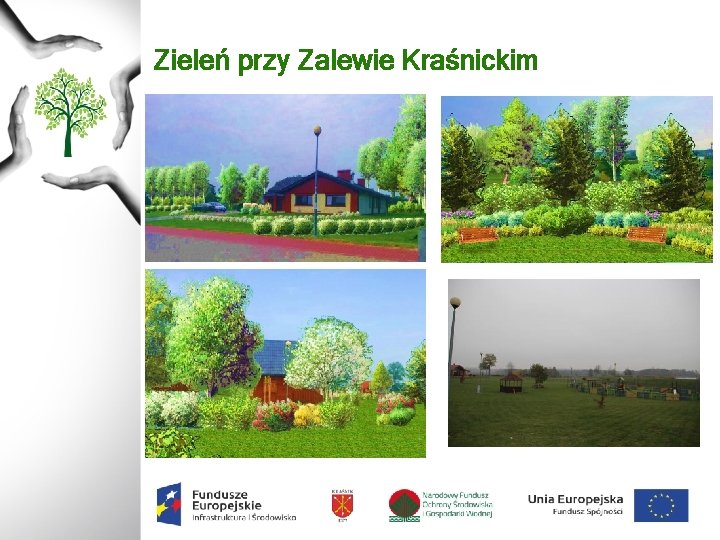 Zieleń przy Zalewie Kraśnickim 