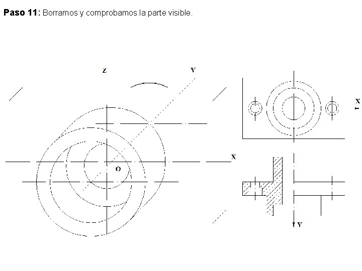 Paso 11: Borramos y comprobamos la parte visible. 