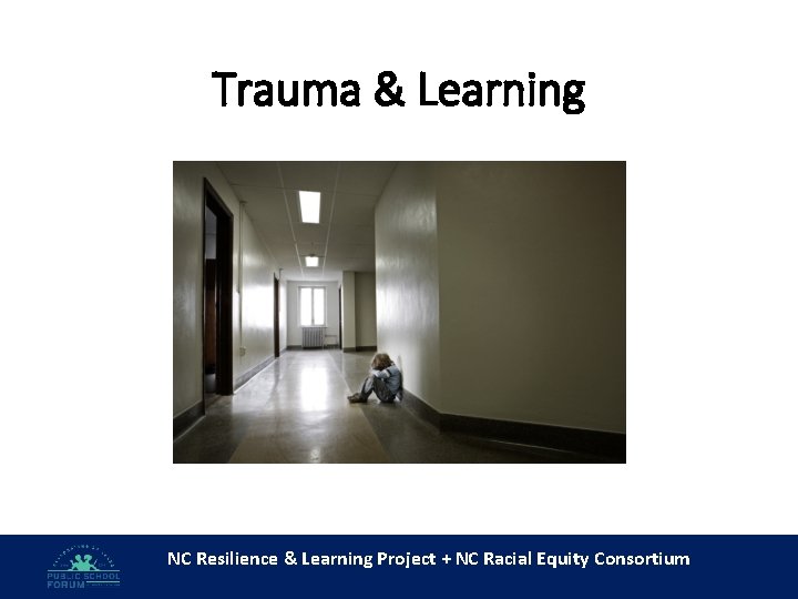 Trauma & Learning NC Resilience & Learning Project + NC Racial Equity Consortium Trauma & Learning NC Resilience & Learning Project + NC Racial Equity Consortium