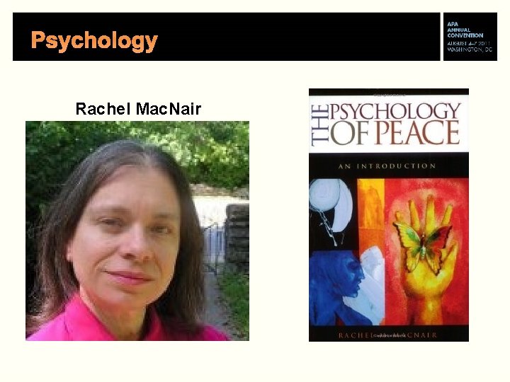 Psychology Rachel Mac. Nair 