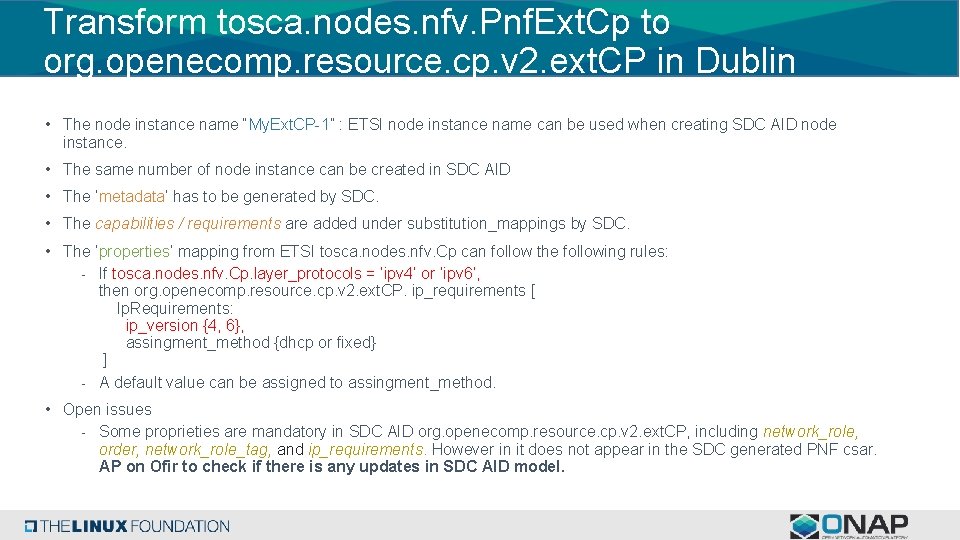 Transform tosca. nodes. nfv. Pnf. Ext. Cp to org. openecomp. resource. cp. v 2.