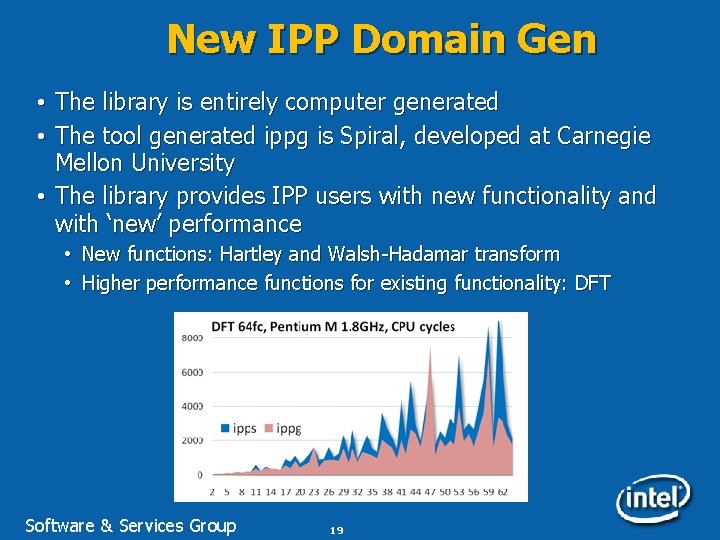 New IPP Domain Gen • The library is entirely computer generated • The tool