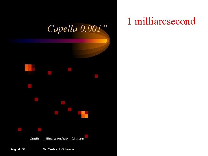 1 milliarcsecond 