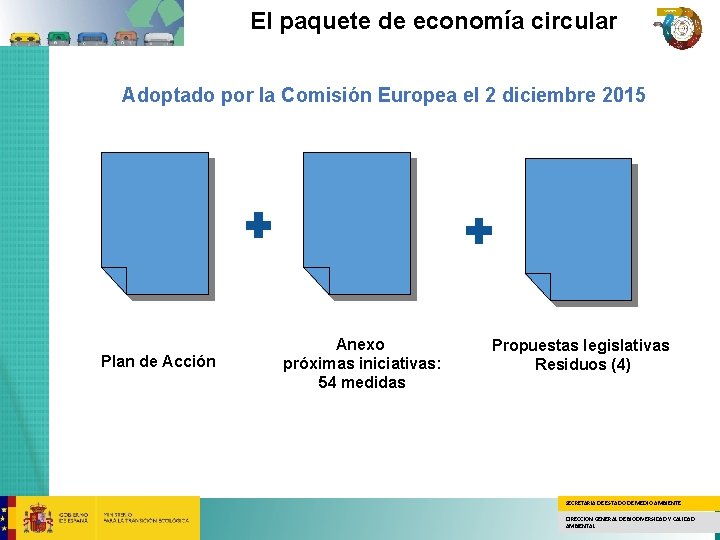 El paquete de economía circular Adoptado por la Comisión Europea el 2 diciembre 2015