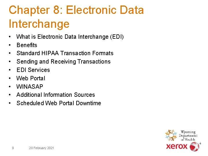 Chapter 8: Electronic Data Interchange • • • What is Electronic Data Interchange (EDI)