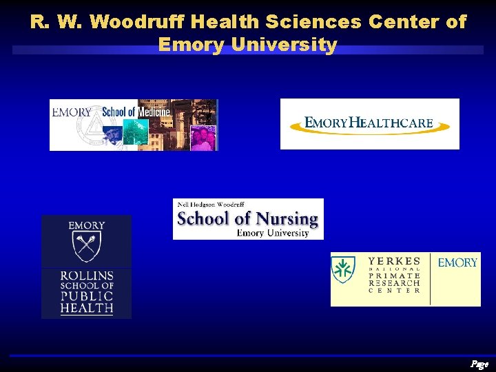 R. W. Woodruff Health Sciences Center of Emory University Page 